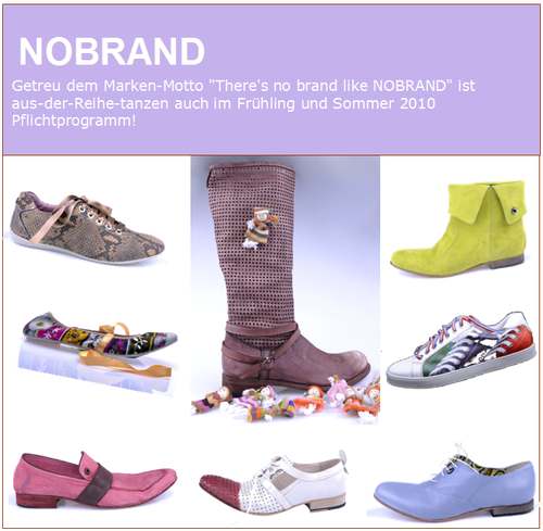 Nobrand - ausgefallene Schuhe für SIE und IHN